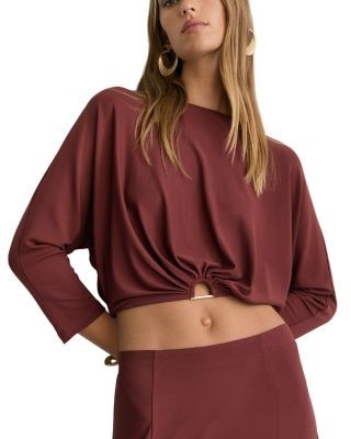 Reiss Margo Crop Top