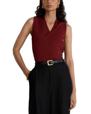 Reiss Effie Sleeveless Cowlneck Top