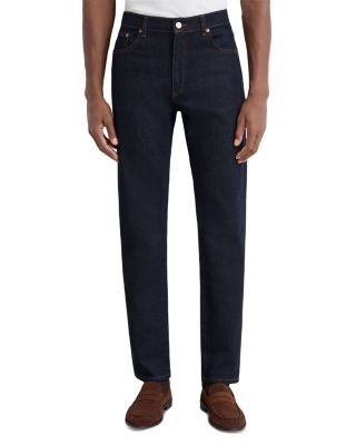 Reiss Floyd Cotton Blend Slim Fit Jeans in Rinse Wash