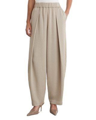 Reiss Petite Dia Jacquard Tapered Pants