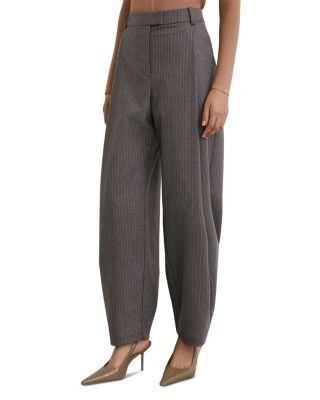 Reiss Phae Pinstripe Barrel Pants