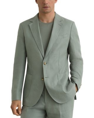 Reiss The Atlantic Single Breasted Linen Blazer