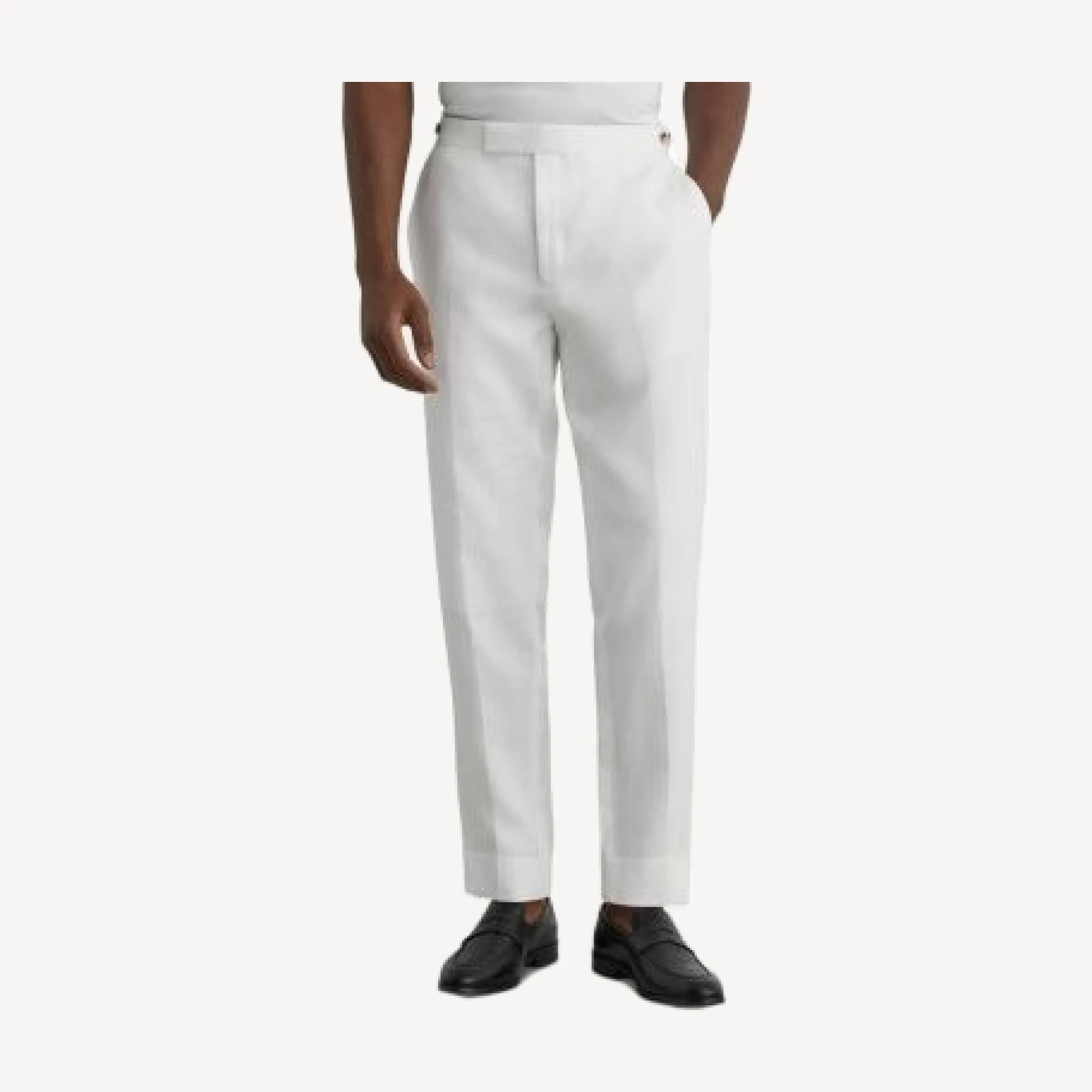 Reiss Atlantic Linen Twill Suit Trousers