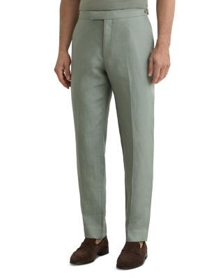 Reiss Atlantic Linen Twill Suit Trousers