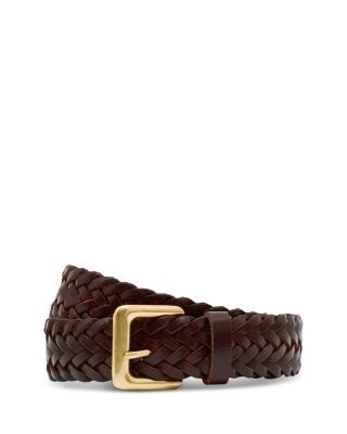 Reiss Women's Penelope Woven Leather Belt