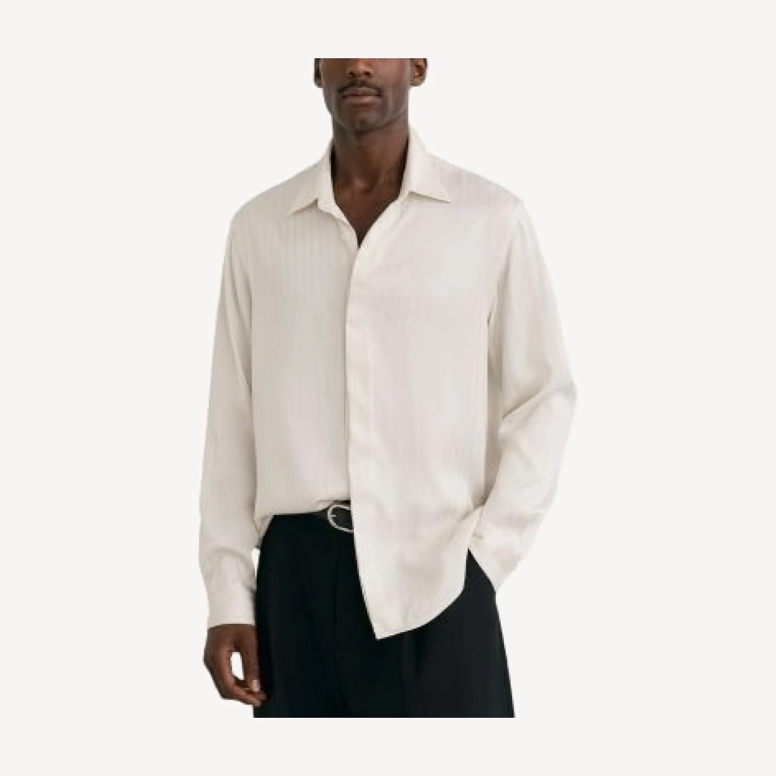 Reiss Chapel Herringbone Stripe Shirt
