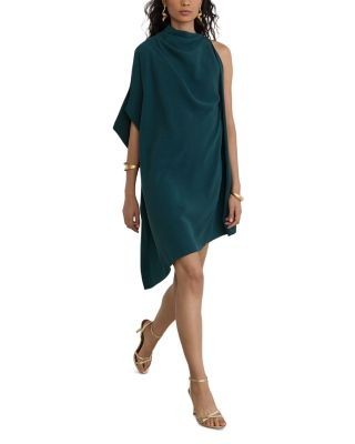 Reiss Ellery Asymmetric Draped Dress