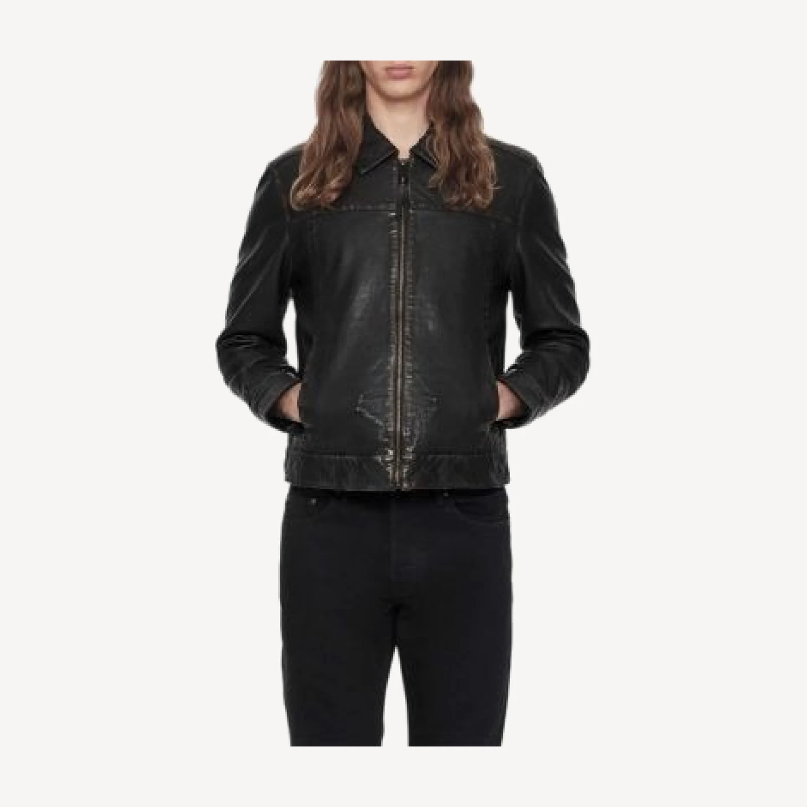 Allsaints Oakland Leather Jacket