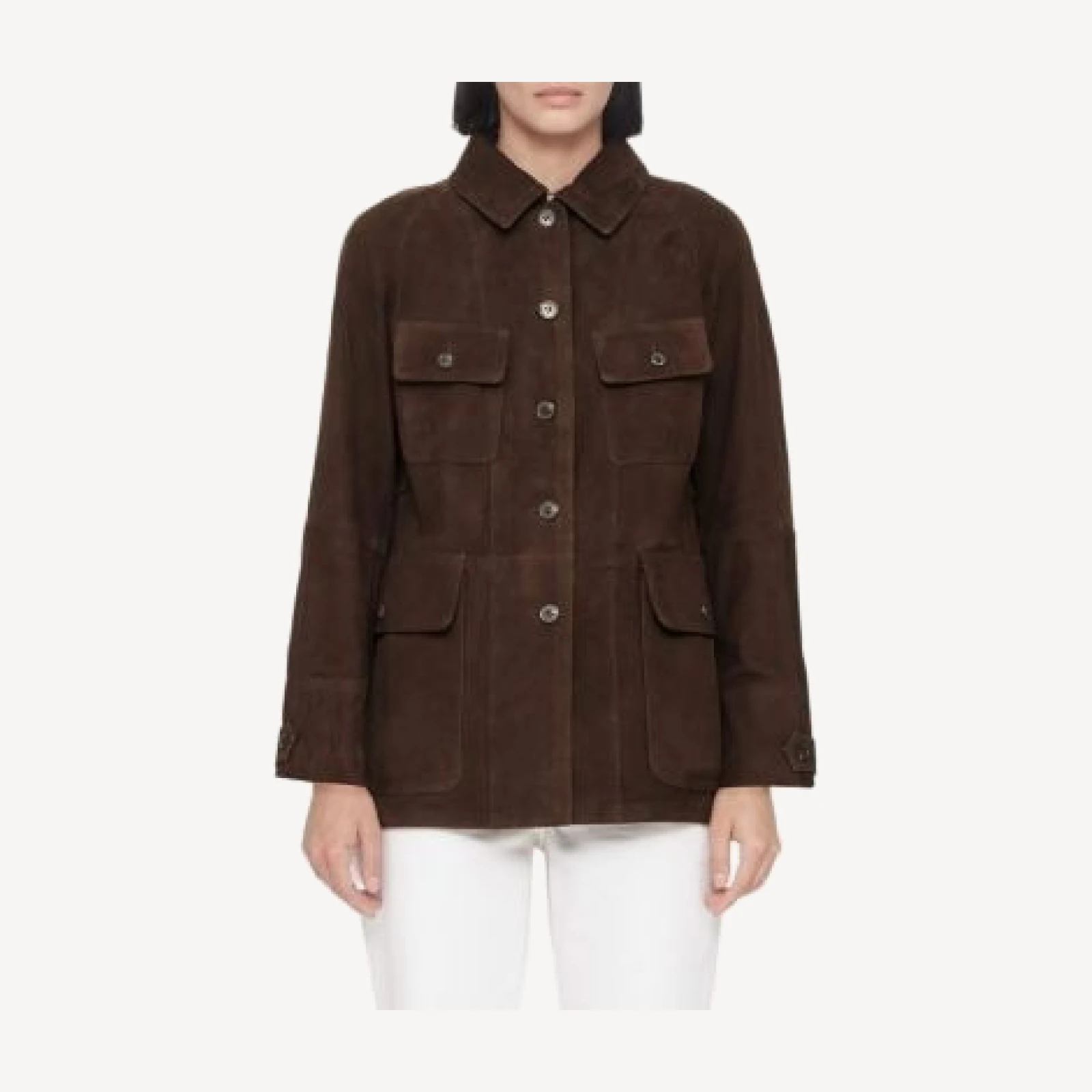 Allsaints Roiya Suede Field Jacket
