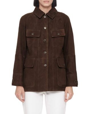 Allsaints Roiya Suede Field Jacket