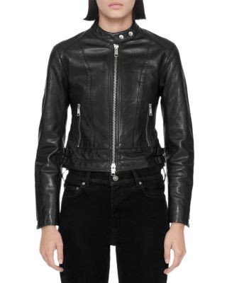 Allsaints Comet Leather Slim Fit Moto Jacket