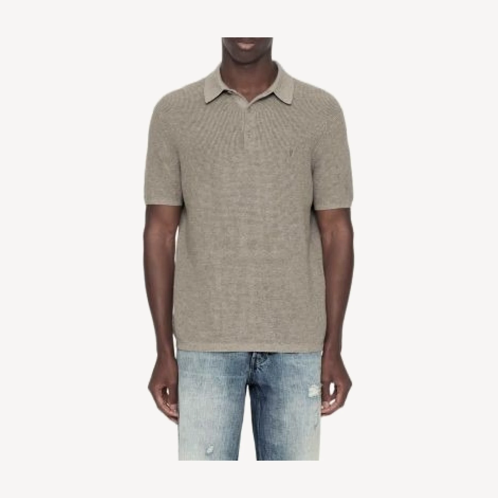 Allsaints Short Sleeve Polo Shirt