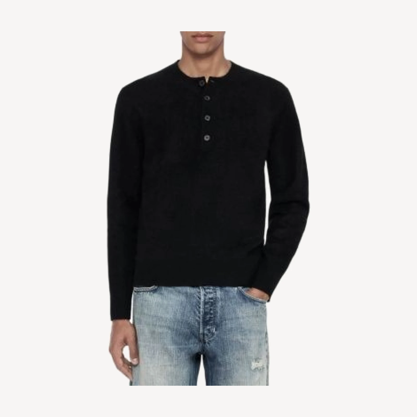 Allsaints Wulf Wool Henley