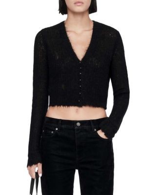 Allsaints Mabel V Neck Cardigan Sweater