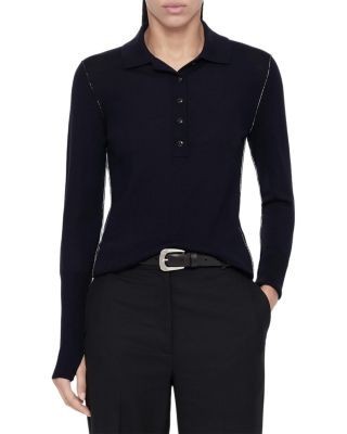 Allsaints Martel Wool Polo Sweater