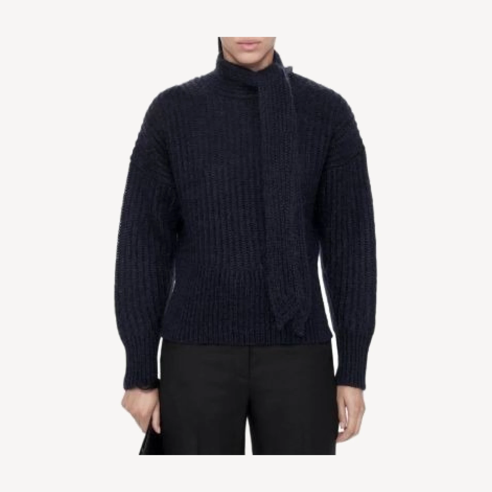 Allsaints Etty Tie Neck Sweater