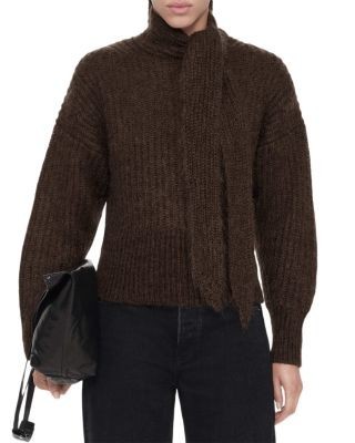 Allsaints Etty Tie Neck Sweater