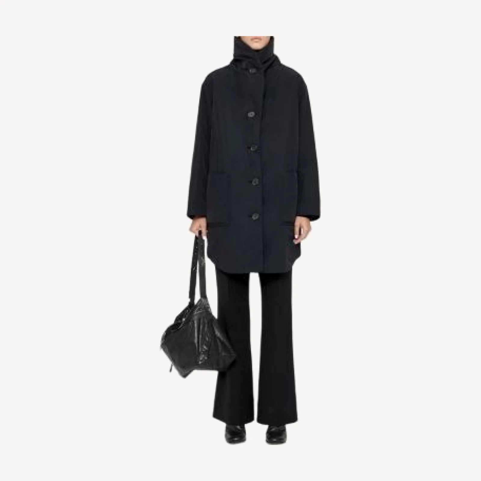 Allsaints Darcie Button Front Puffer Coat
