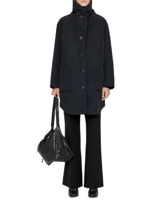 Allsaints Darcie Button Front Puffer Coat
