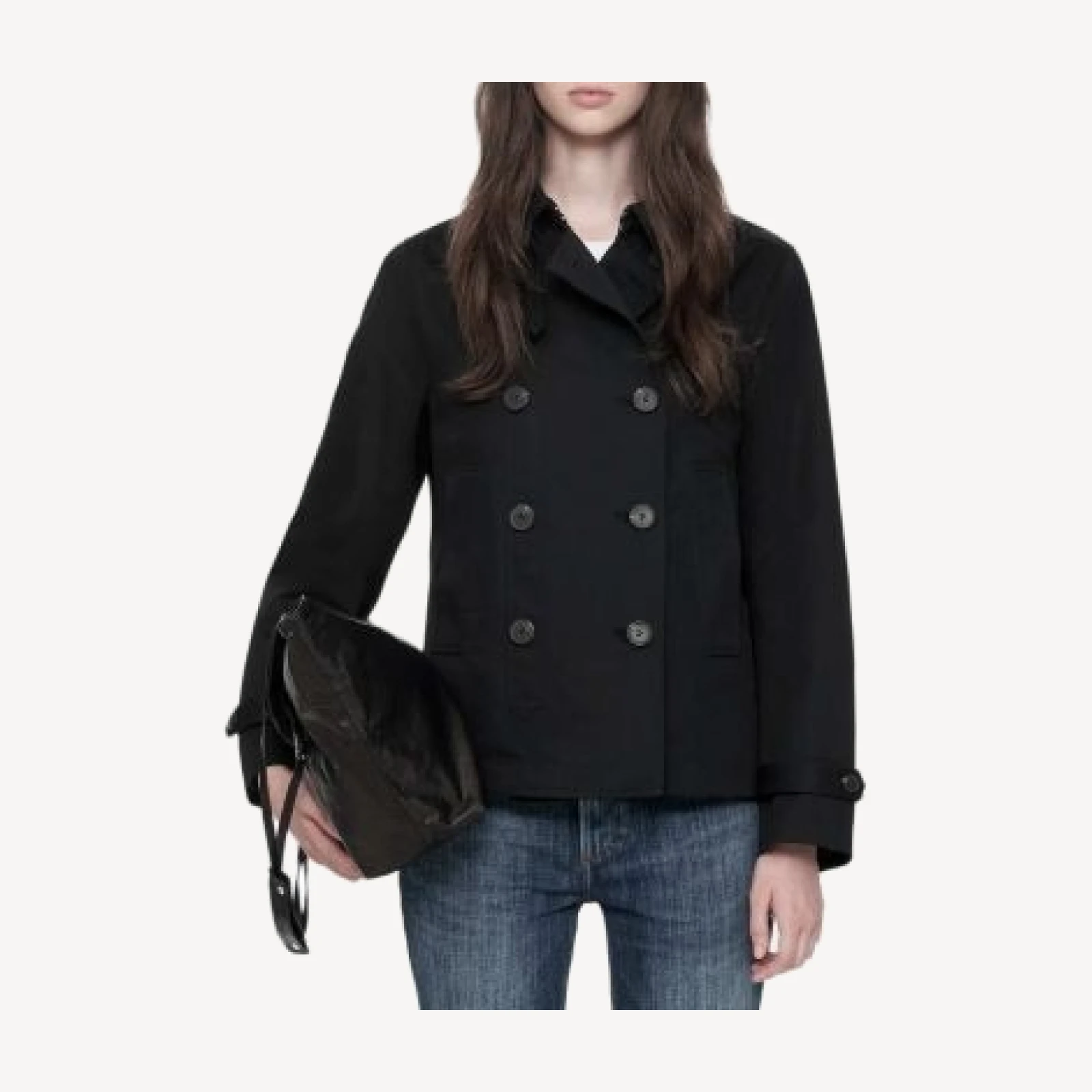 Allsaints Tilda Cotton Peacoat