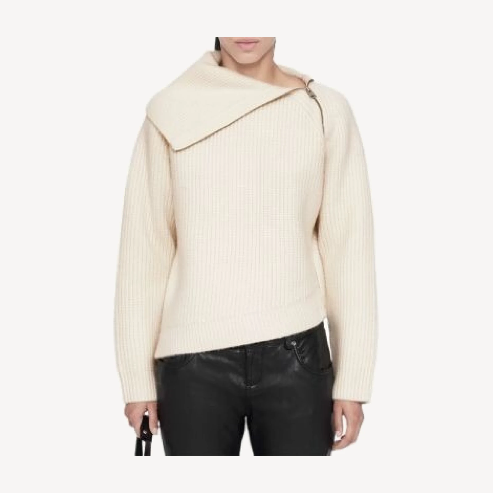 Allsaints Cleo Wool Funnel Neck Sweater
