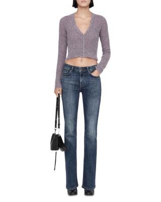 Allsaints Mabel V Neck Cardigan Sweater
