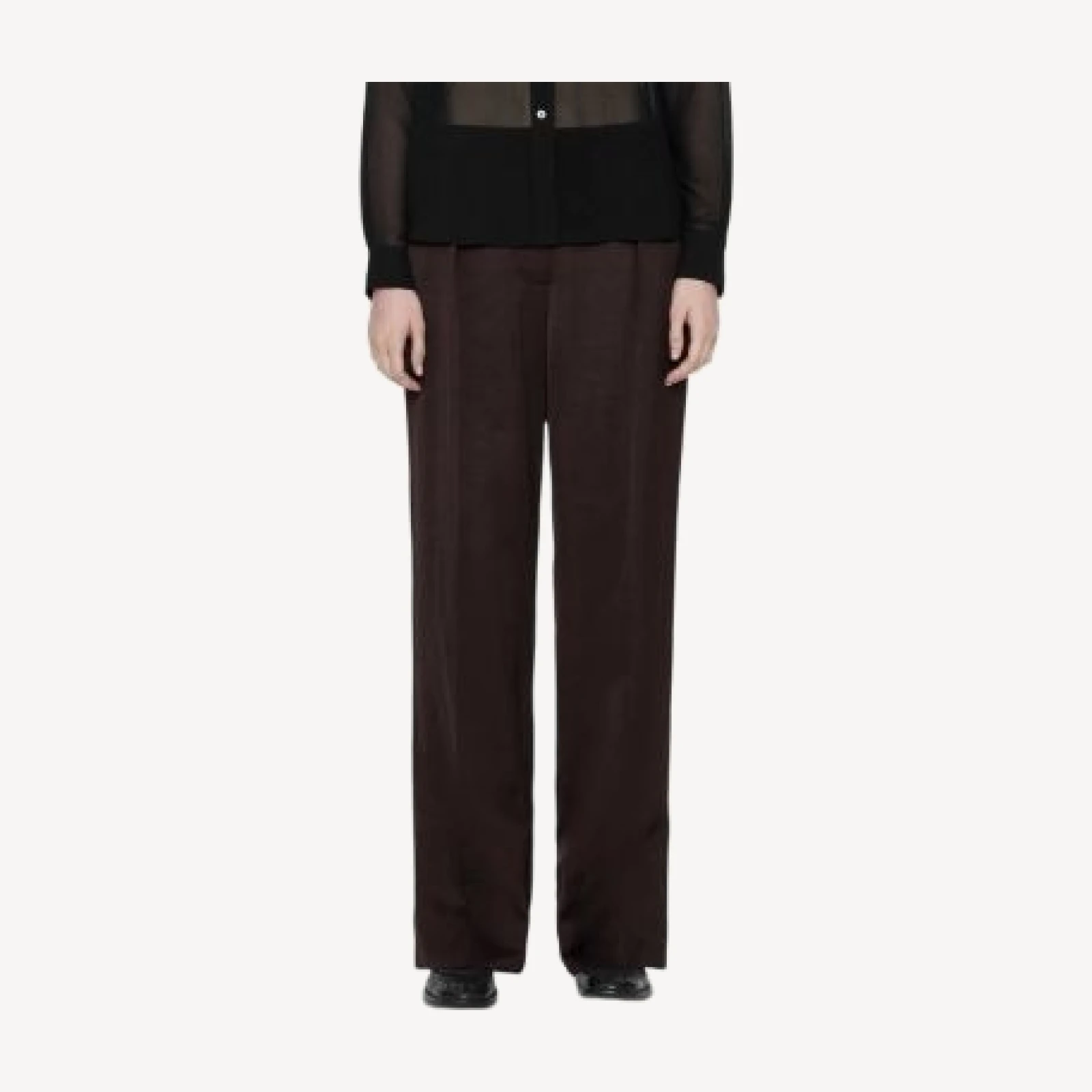 Allsaints Leonie Satin Wide Leg Pants