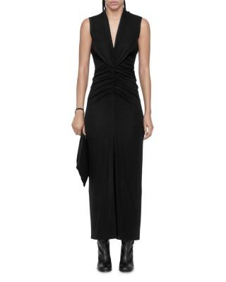 Allsaints Dariya Draped Neck Maxi Dress