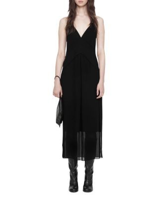 Allsaints Fawn Pleated Midi Dress