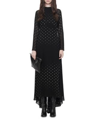 Allsaints Clarisse Silk Maxi Dress