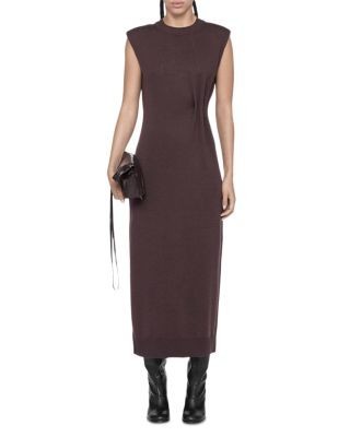 Allsaints Kayla Merino Wool Midi Dress