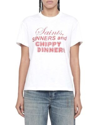 Allsaints Chippy Addi Cotton Crewneck Tee