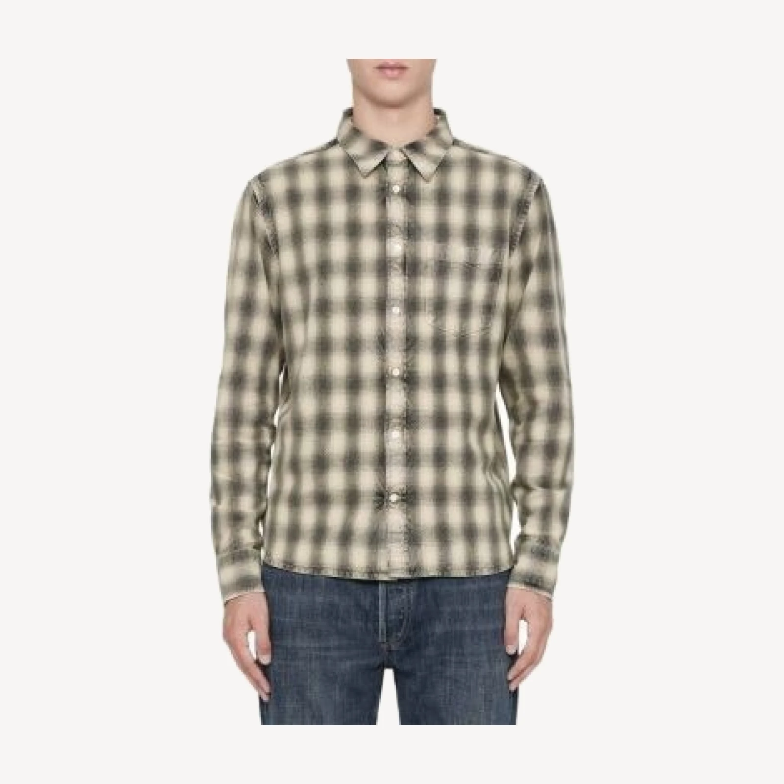 Allsaints Bower Cotton Relaxed Check Shirt