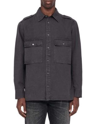 Allsaints Hart Cotton & Linen Pocket Shirt