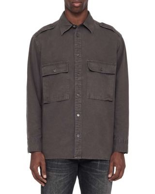 Allsaints Hart Cotton & Linen Pocket Shirt