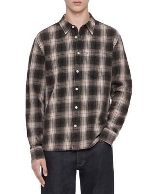 Allsaints Wrent Cotton Check Shirt