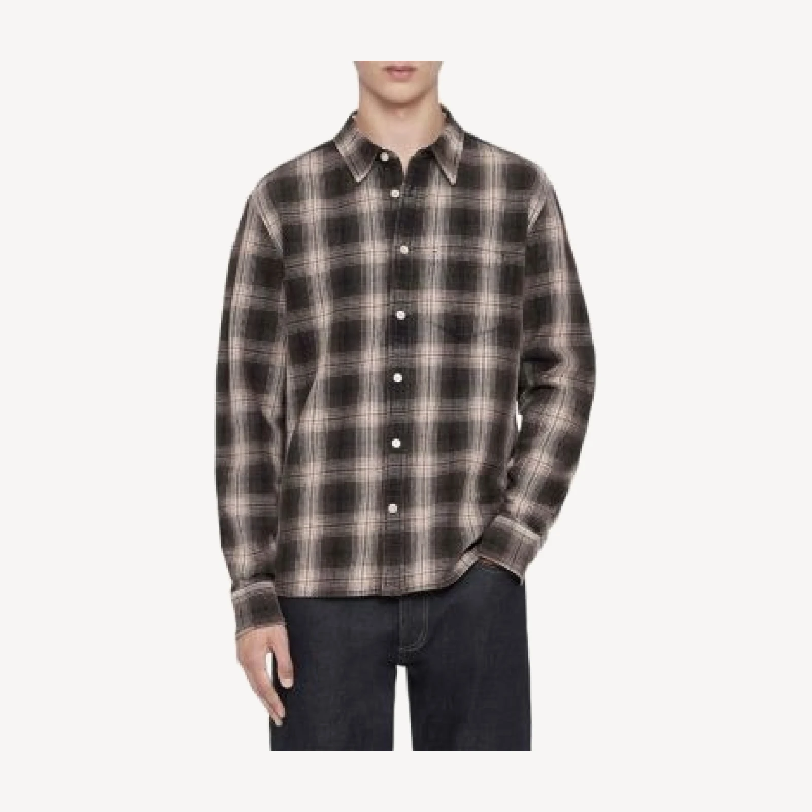 Allsaints Wrent Cotton Check Shirt