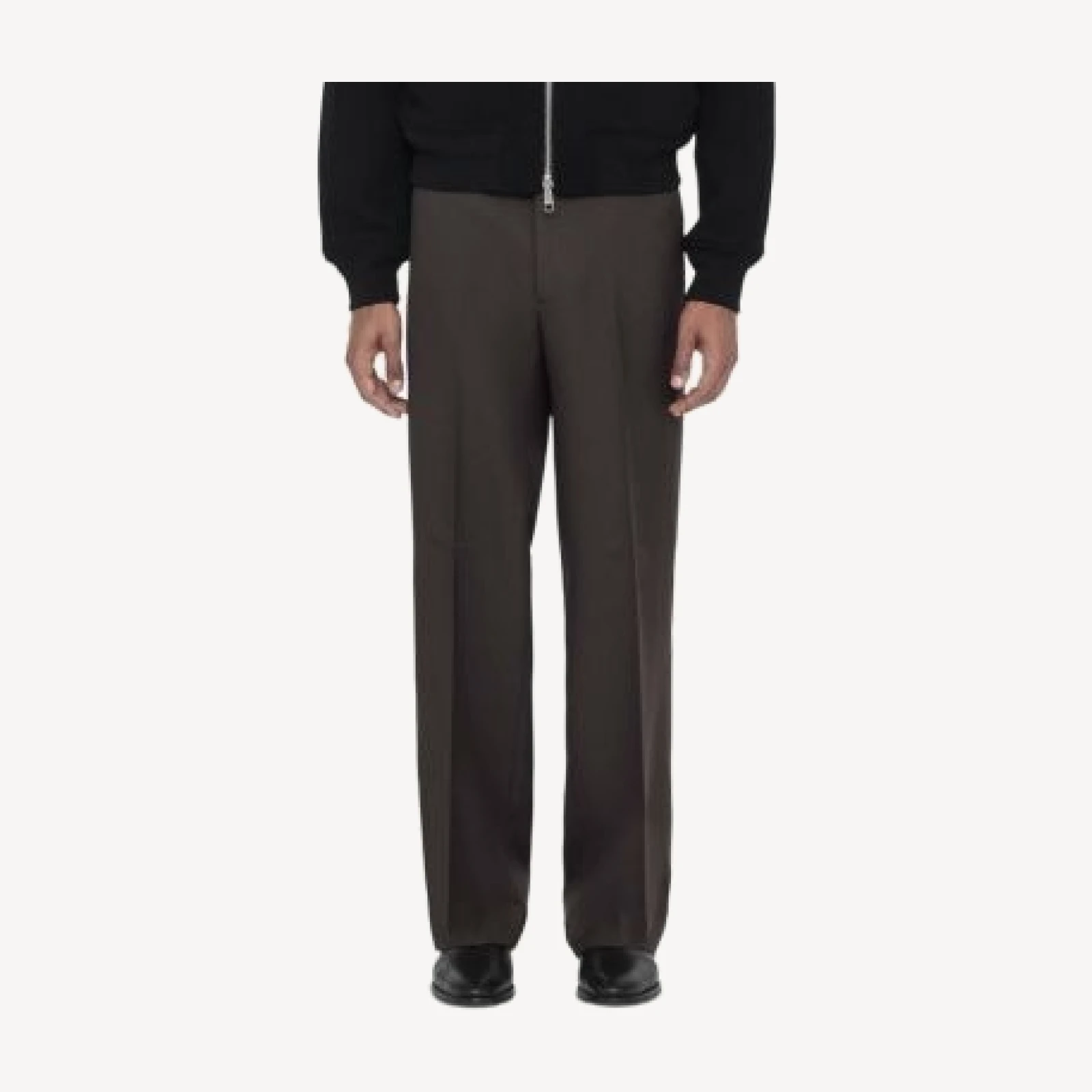 Allsaints York Straight Fit Pleated Trousers