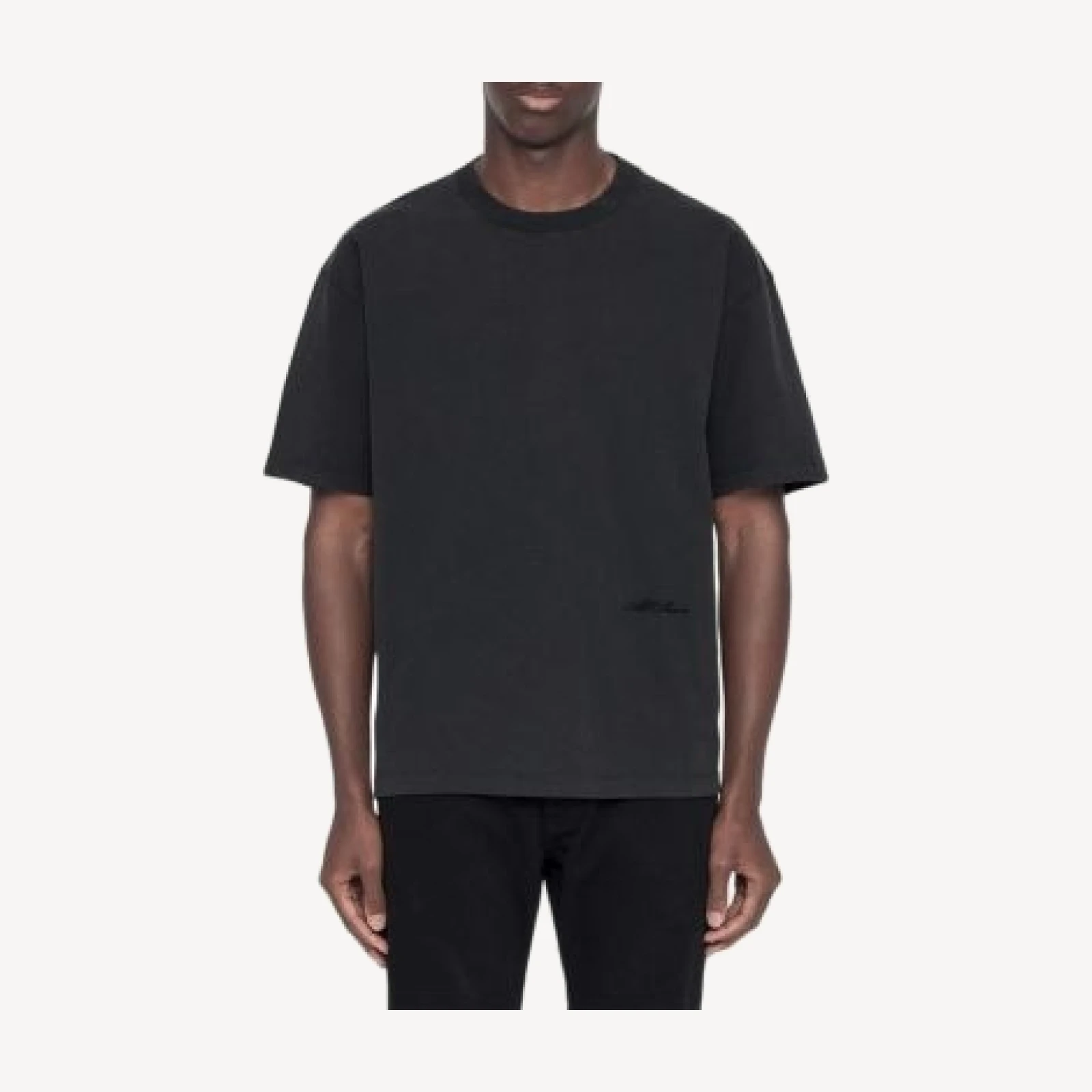 Allsaints Maddox Cotton Plain Jersey Crewneck T-Shirt