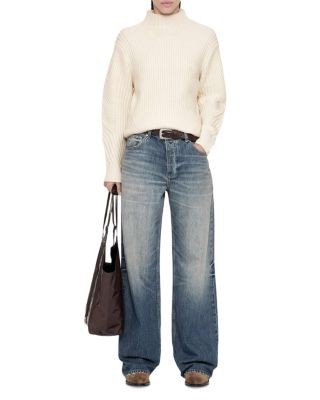 Allsaints Sadie Wool Blend Funnel Neck Sweater