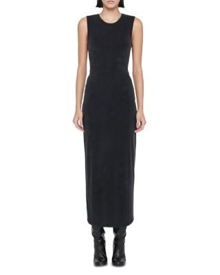 Allsaints Ilia Slim Fit Midi Dress