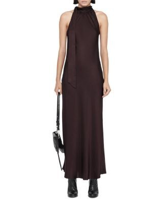 Allsaints Beril Bias Cut Maxi Dress