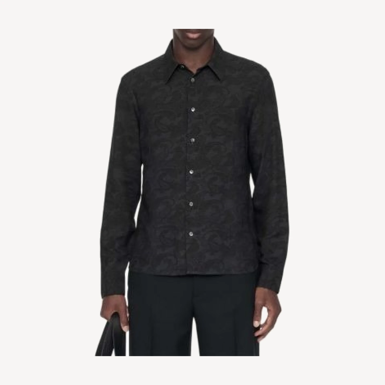 Allsaints Seraphim Paisley Point Collar Shirt