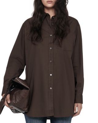 Allsaints Kaia Cotton Oversized Shirt