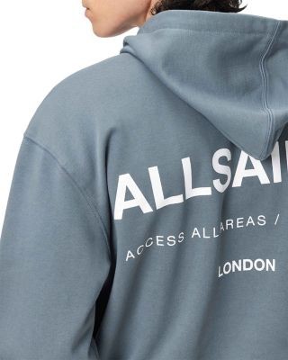 Allsaints Backstage Logo Graphic Drawstring Hoodie