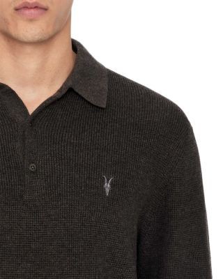 Allsaints Long Sleeve Polo Sweater