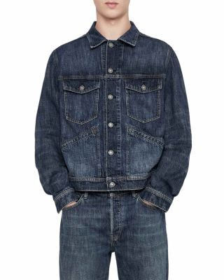 Allsaints Denim Trucker Jacket