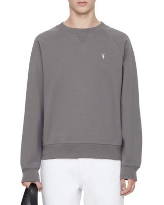 Allsaints Harlow Cotton Ram Skull Crewneck Sweatshirt