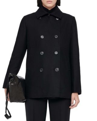 Allsaints Tommie Wool Blend Peacoat
