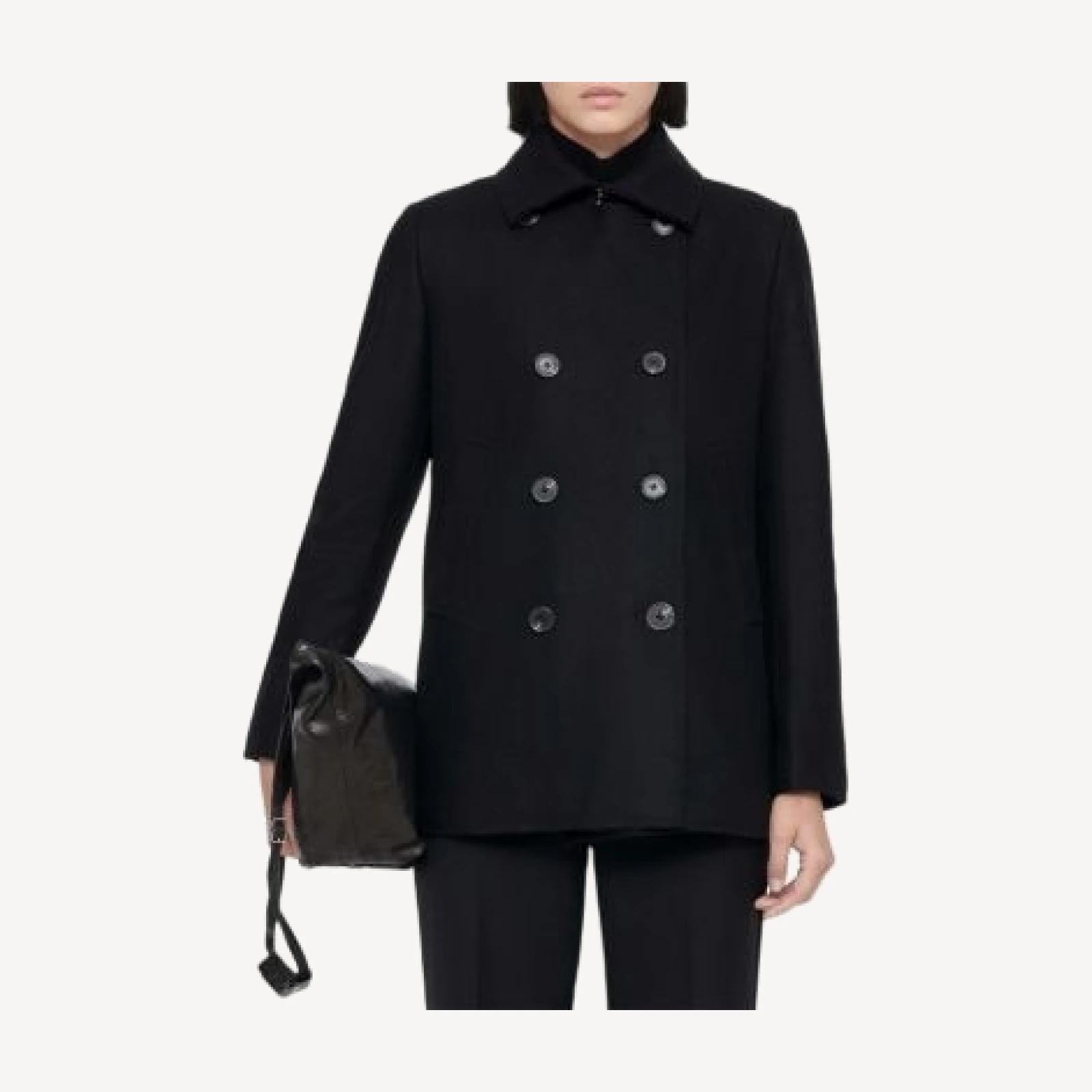 Allsaints Tommie Wool Blend Peacoat